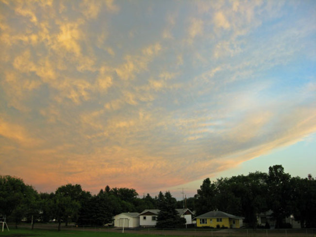Evening Sky Kamsack, Saskatchewan Canada