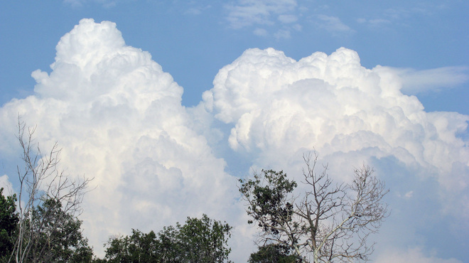 interesting cloud formations happening North Bay, Ontario Canada