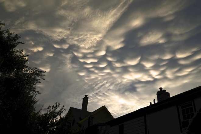 Mammatus Storm Clouds over Toronto Toronto, Ontario Canada