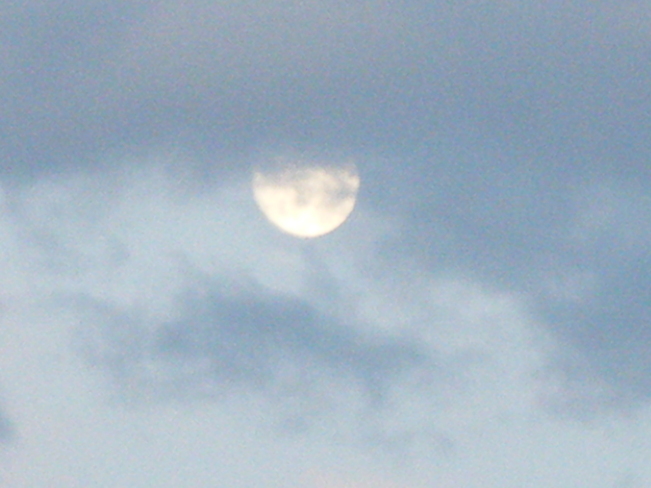 tonights moon Moncton, New Brunswick Canada