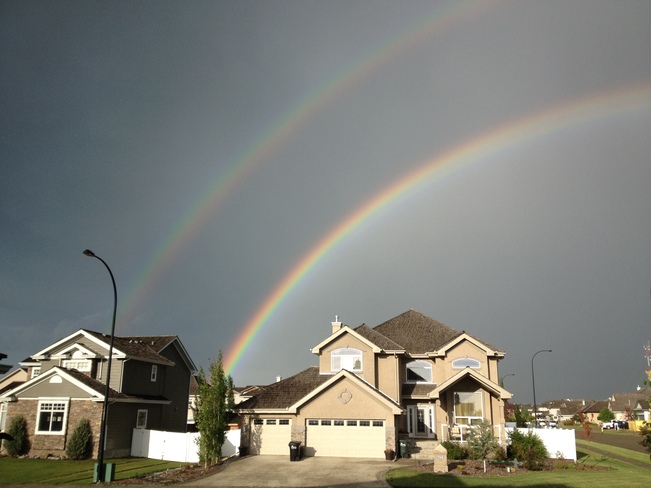Double Rainbow Sherwood Park, Alberta Canada