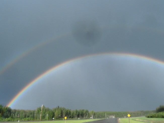 Double Rainbow Valleyview, Alberta Canada