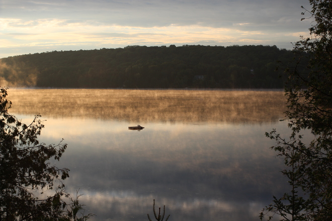 Gunter Lake in the Morning Bancroft, Ontario Canada