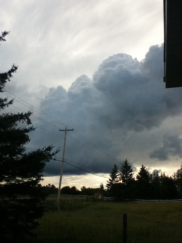 storm approching Pembroke, Ontario Canada