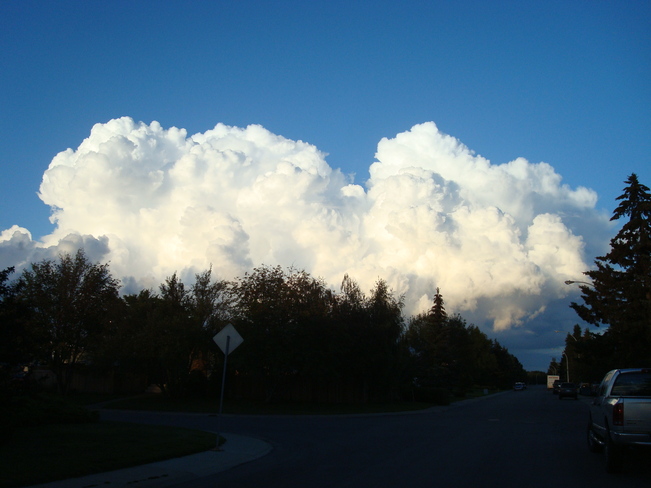 fluffy clouds Edmonton, Alberta Canada
