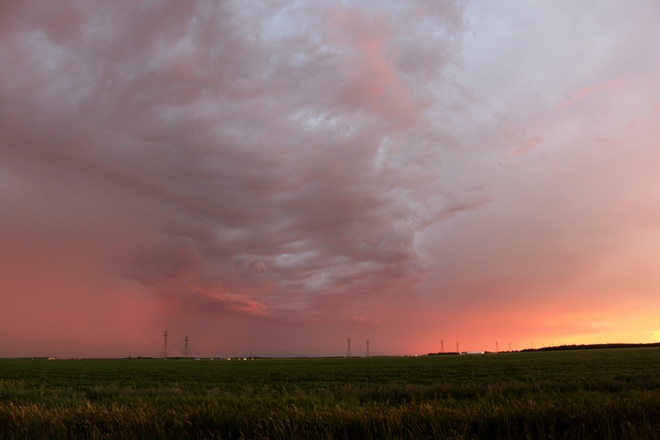 Tempest at Sunset Winnipeg, Manitoba Canada