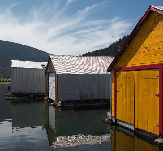 Boathouses Nelson, British Columbia Canada