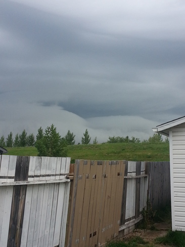 Creepy clouds Saskatoon, Saskatchewan Canada