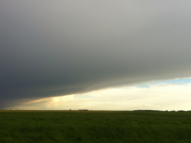 clouds Wymark, Saskatchewan Canada