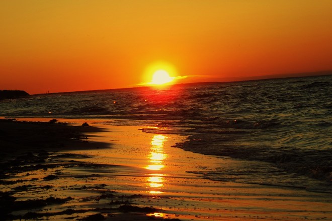 beach sunset Kensington, Prince Edward Island Canada