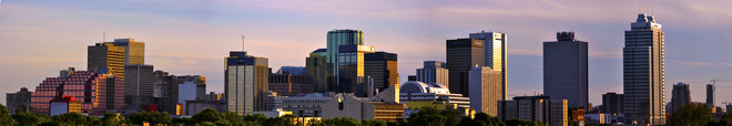 city skyline Edmonton, Alberta Canada
