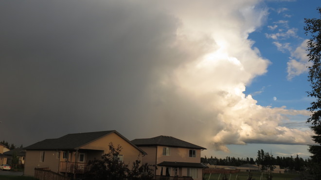 Thunderstorms make for beautiful pictures Whitecourt, Alberta Canada