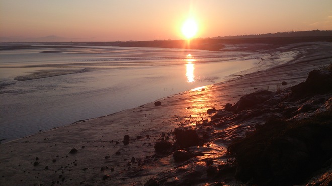 Low tide Sunrise in Wolfville Wolfville, Nova Scotia Canada