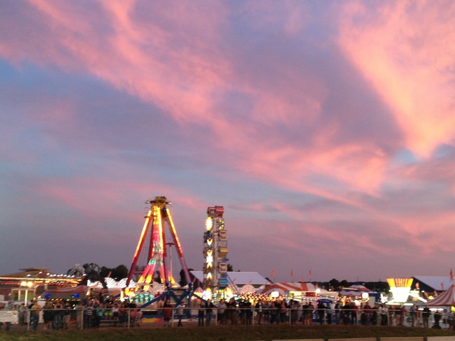 Sunset at Barrie Fair Ivy, Ontario Canada