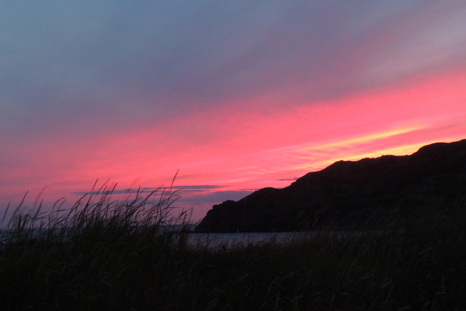 Blazing sunset Twillingate, Newfoundland and Labrador Canada