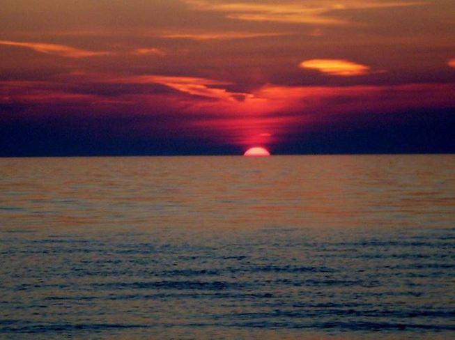 Amazing Sunset Sauble Beach South, Ontario Canada