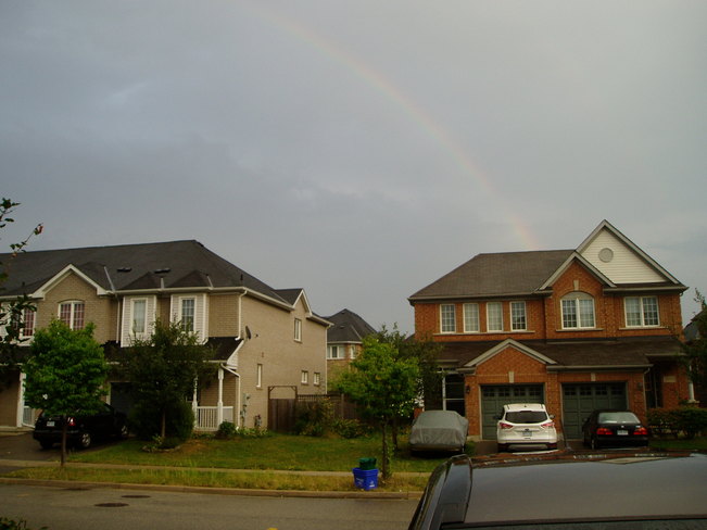 Rainbow in the evening Mississauga, Ontario Canada