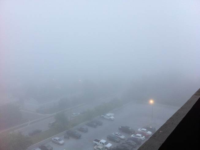 Morning fog London, Ontario Canada