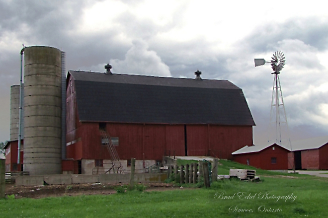Mennonite Barn near Tillsonburg Tillsonburg, Ontario Canada