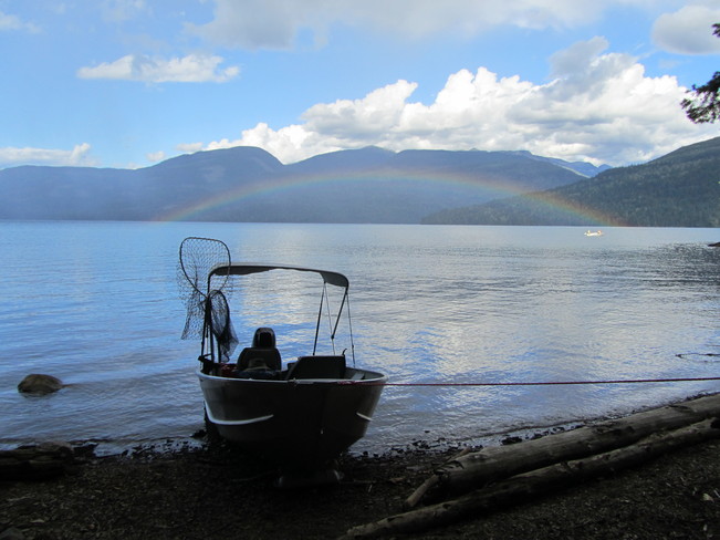 A full rainbow Cherryville, British Columbia Canada