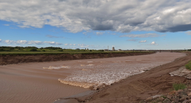 The Tide Coming In Riverview, New Brunswick Canada