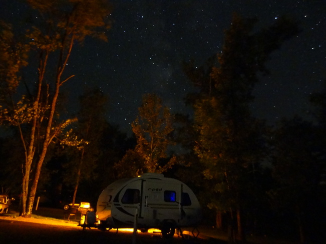 Camping under the stars! La Salle, Manitoba Canada