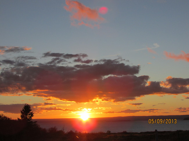 sunset Joggins, Nova Scotia Canada