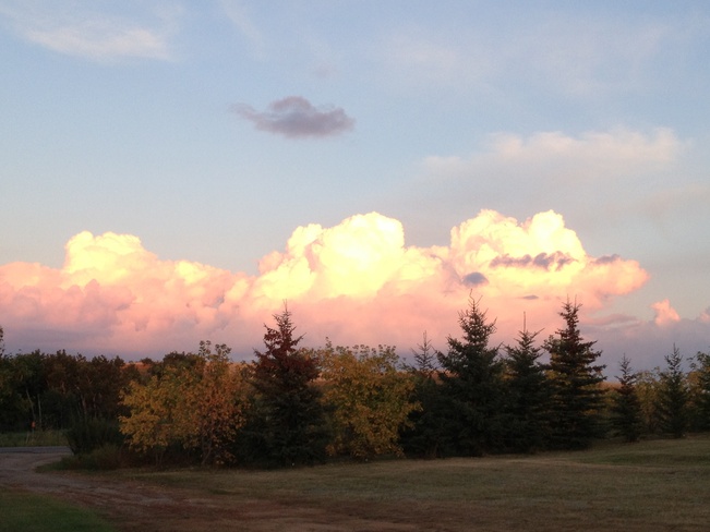 beautiful cloud Douglas No. 436, Saskatchewan Canada