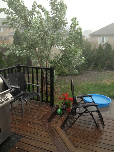 hail storm Dorchester, Ontario Canada