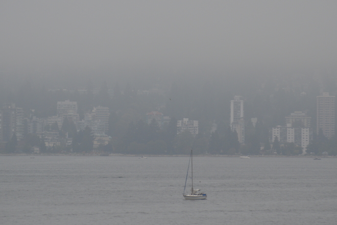Foggy Day Vancouver, British Columbia Canada
