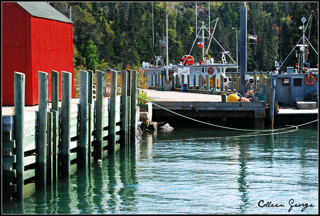 Afternoon in the Harbour Canning, Nova Scotia Canada