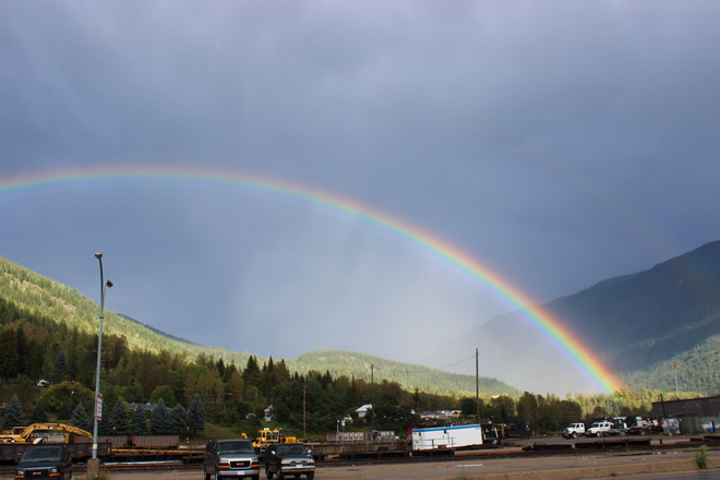 Double Rainbow Revelstoke, British Columbia Canada