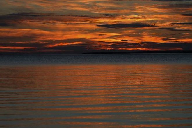 Lake Superior Sunset Sault Ste. Marie, Ontario Canada
