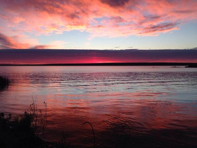 Evening Sunset Echo Bay, Ontario Canada