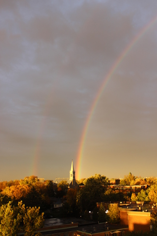 Nice rainbow Dorval, Quebec Canada