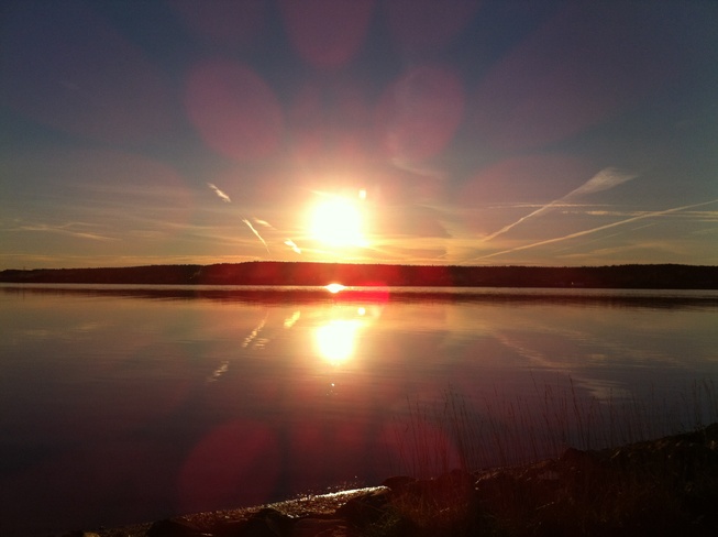 Mirrored Sunset Gander, Newfoundland and Labrador Canada