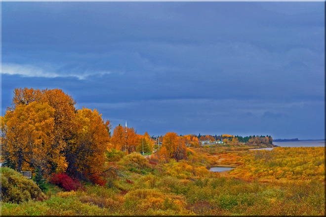 Fall Time in the Moose Moose Factory, Ontario Canada