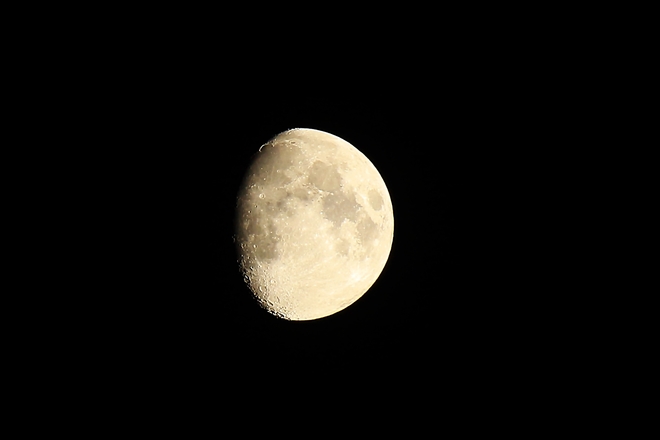 Night Moon Surrey, British Columbia Canada
