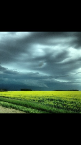 funnle clouds Lampman, Saskatchewan Canada