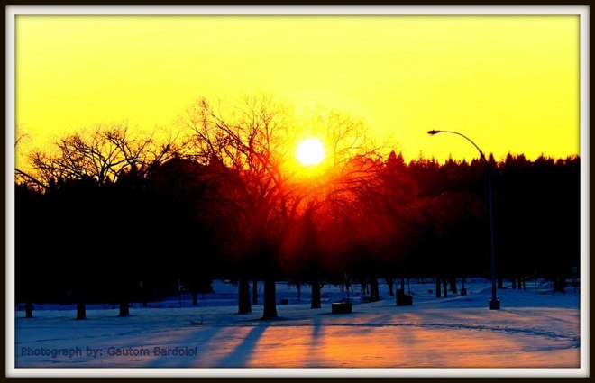 Sunset in Hawrelak Park! Edmonton, Alberta Canada