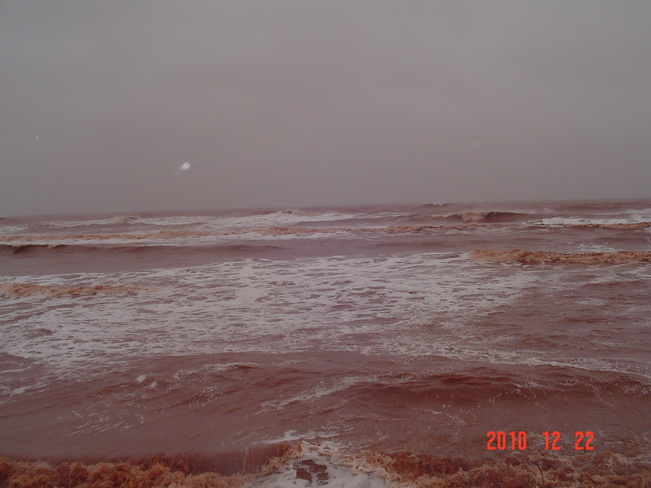 rough water O'Leary, Prince Edward Island Canada