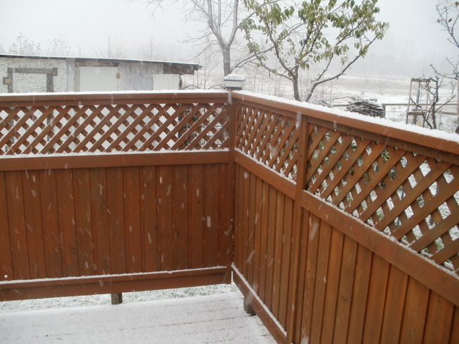 SNOW 6 MINS . LATER FROM LAST PIC. Terrace, British Columbia Canada