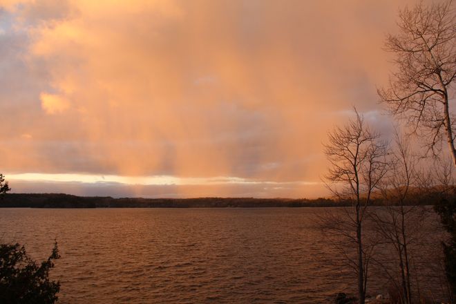 End of the storm Blind River, Ontario Canada