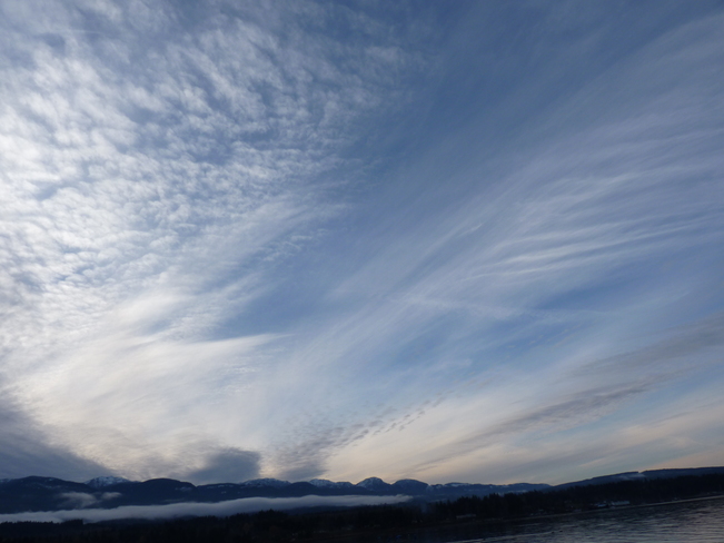 Clouds over Fanny Bay Courtenay, British Columbia Canada