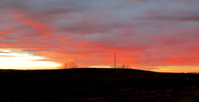 A sky full of colours Swift Current, Saskatchewan Canada