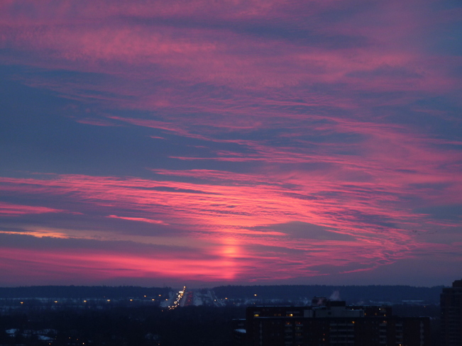 Sunset over Kanata Ottawa, Ontario Canada