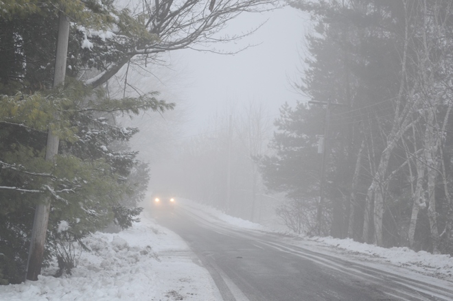Foggy Morn Lancaster, Ontario Canada