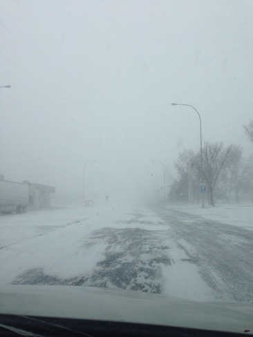 blizzard Claresholm, Alberta Canada