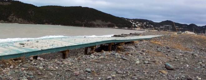 Aftermath of Seasurge Placentia, Newfoundland and Labrador Canada