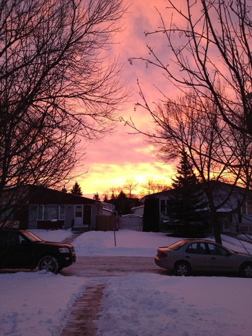 Winter Sunrises East Kildonan - Transcona, Manitoba Canada